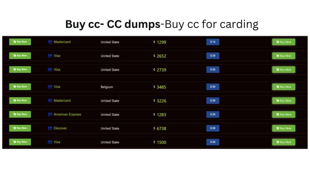 Buy cc